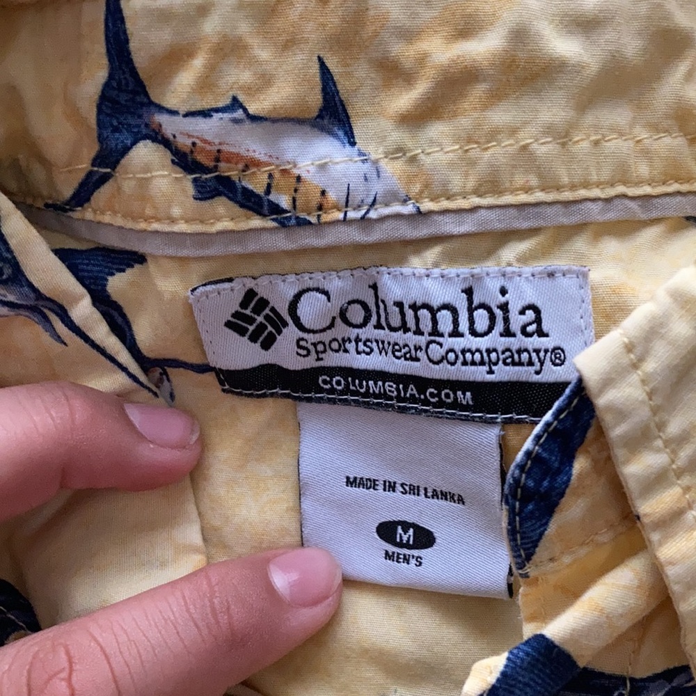 Columbia button up shirt